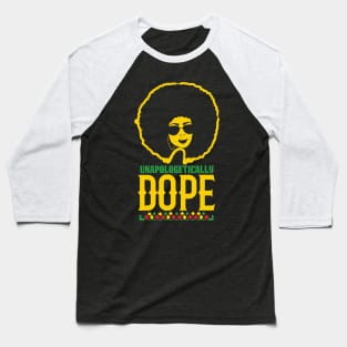 Unapologetically Dope Black History Month African American Baseball T-Shirt